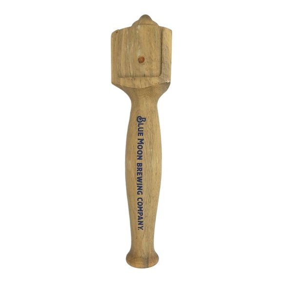 Blue Moon Brewing Company Wooden Beer Tap Handle 11.5" Knob Pub Bar Keg Man Cave - Picture 5 of 11